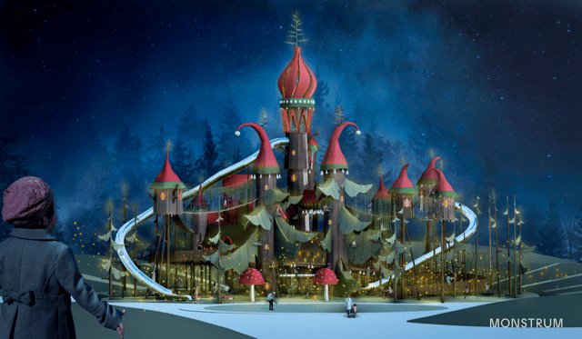CGI image of Lilidorei at The Alnwick Garden which is billed to be the world’s biggest children’s play park