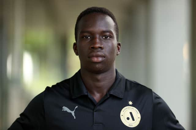 Garang Kuol will officially join Newcastle United in January. (Photo by Matt King/Getty Images)