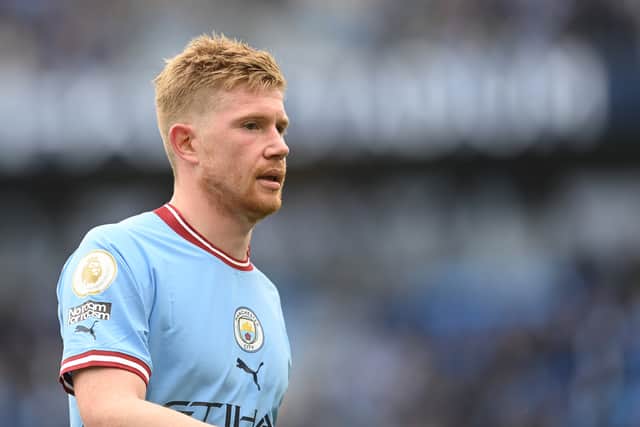 De Bruyne moved up to fifth in the Premier League’s most assists. Credit: Getty.