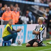 Newcastle United midfielder Bruno Guimaraes. (Photo by Stu Forster/Getty Images)
