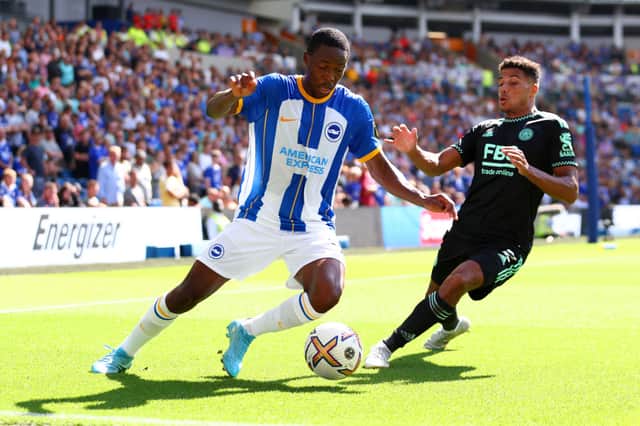 Brighton and Hove Albion midfielder Enock Mwepu has been forced to retire aged just 24. (Photo by Bryn Lennon/Getty Images)