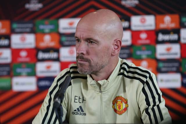 Erik ten Hag gave an injury update on five Manchester United players. Credit: Getty.