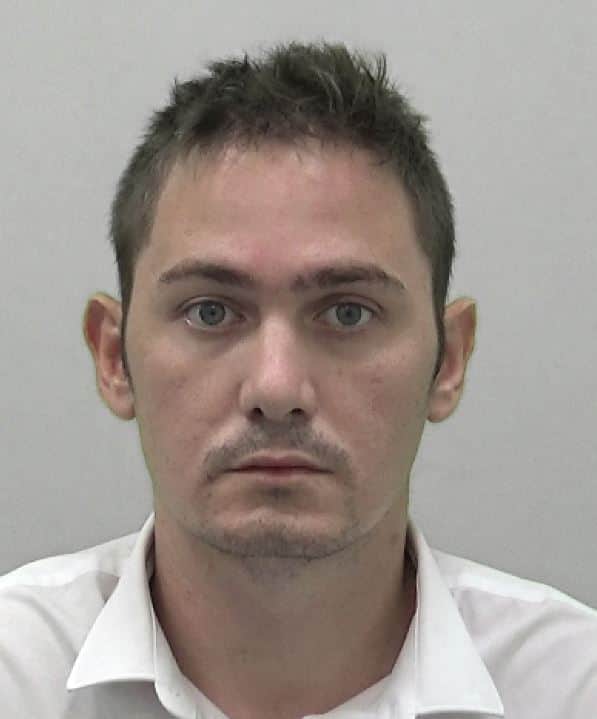 Adam Ward will spend four years and four months behind bars