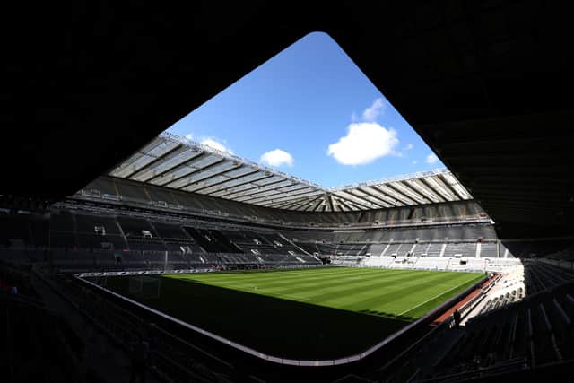 St James’ Park, the home of Newcastle United Football Club. (Photo by George Wood/Getty Images)