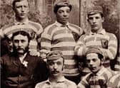 Andrew Watson, pictured top centre (Photo: Scottish Football Museum)