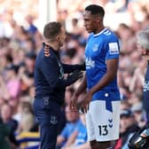 Everton defender Yerry Mina. (Photo by Catherine Ivill/Getty Images)