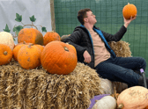 We took a trip to a local pumpkin patch