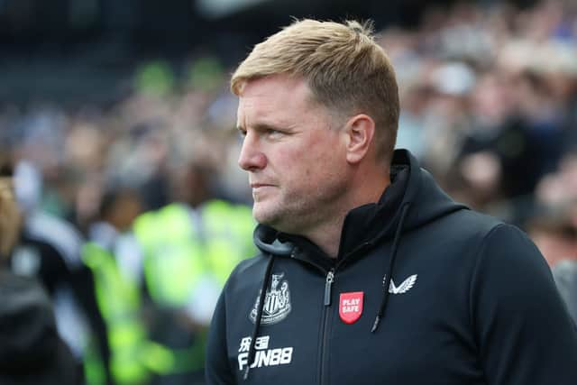 Newcastle United head coach Eddie Howe. (Photo by Henry Browne/Getty Images)