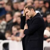 Everton manager Frank Lampard. (Photo by George Wood/Getty Images)