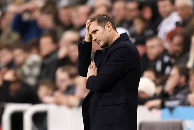 Everton manager Frank Lampard. (Photo by George Wood/Getty Images)