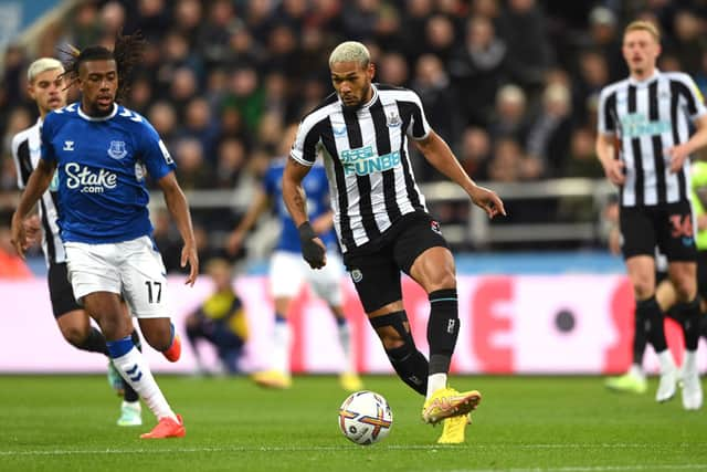 Newcastle United midfielder Joelinton. (Photo by Stu Forster/Getty Images)