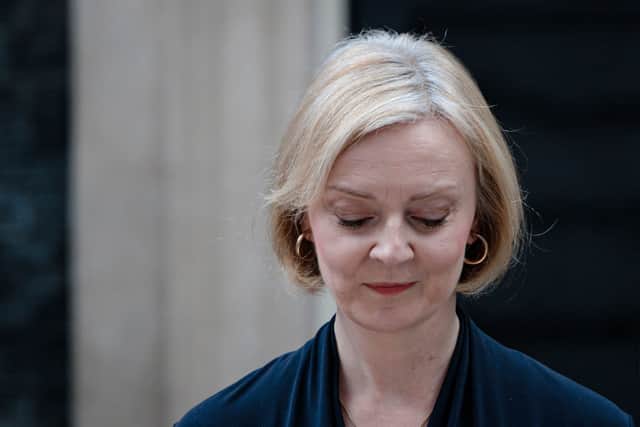 Liz Truss resigned in an annoucement outside Downing Street today