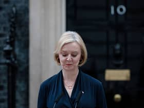 Liz Truss delivers her resignation speech on 20 October (Photo: Rob Pinney/Getty Images)