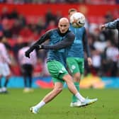 Newcastle United midfielder Jonjo Shelvey. (Photo by Stu Forster/Getty Images)