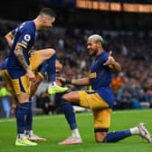 Newcastle United beat Tottenham 2-1 to move into the top four of the Premier League table.  (Photo by Justin Setterfield/Getty Images)