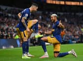 Newcastle United beat Tottenham 2-1 to move into the top four of the Premier League table.  (Photo by Justin Setterfield/Getty Images)