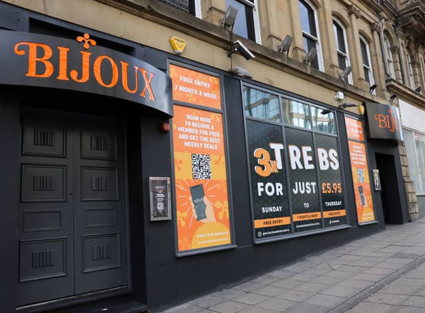 <p>Bijoux bar on Mosley Street in Newcastle City Centre.</p>