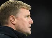 Newcastle United head coach Eddie Howe.  (Photo by Stu Forster/Getty Images)