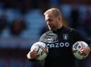 Aston Villa interim manager Aaron Danks. Brentford FC at Villa Park on October 23, 2022 in Birmingham, England. (Photo by Naomi Baker/Getty Images)