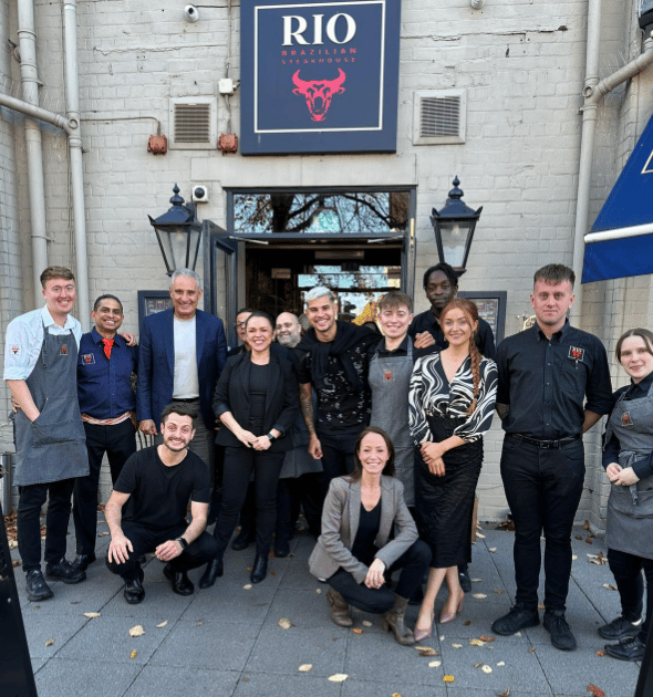 The RIO team with Bruno and Tite last week