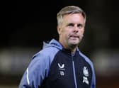 Newcastle United under-21s boss Elliott Dickman. 
