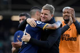Newcastle United head coach Eddie Howe. (Photo by Tom Dulat/Getty Images)