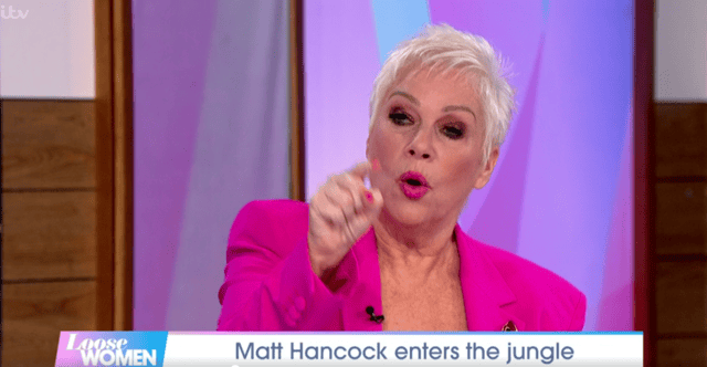 Denise Welch shared her thoughts on Wednesday’s Loose Women (Image: ITV)