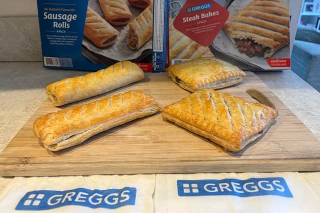 Can you tell the difference between the Greggs products and the frozen ones from Iceland?