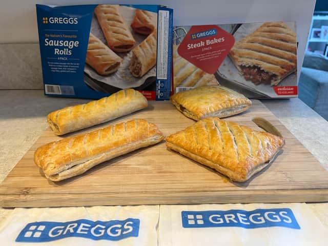 Can you tell the difference between the Greggs products and the frozen ones from Iceland?
