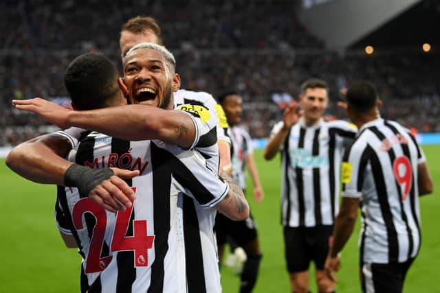 Newcastle United star Joelinton. (Photo by Stu Forster/Getty Images)