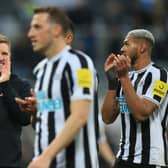 Newcastle United head coach Eddie Howe. (Photo by LINDSEY PARNABY/AFP via Getty Images)