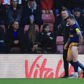 Kieran Trippier receives medical treatment during Newcastle United’s 4-1 win at Southampton (Photo by David Cannon/Getty Images)