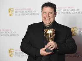 Peter Kay, winner of the Male Performance in a Comedy Programme for 'Peter Kay's Car Share' poses in the Winners room at the House Of Fraser British Academy Television Awards 2016