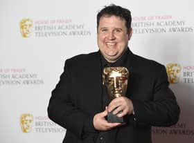 Peter Kay, winner of the Male Performance in a Comedy Programme for 'Peter Kay's Car Share' poses in the Winners room at the House Of Fraser British Academy Television Awards 2016