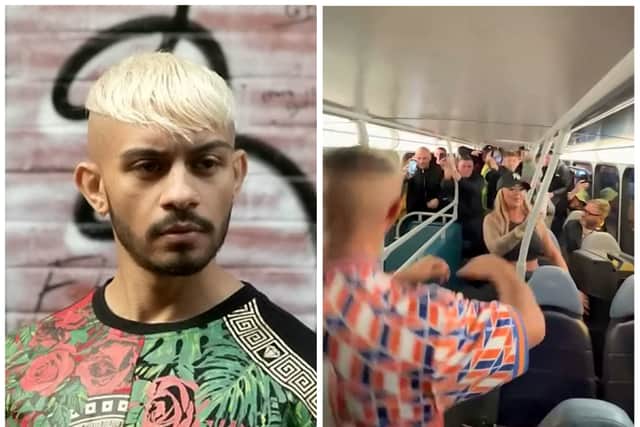 Shakeil Luciano, who is known as Schak, travelled on multiple forms of public transport holding secret DJ sets around his home city of Newcastle.
