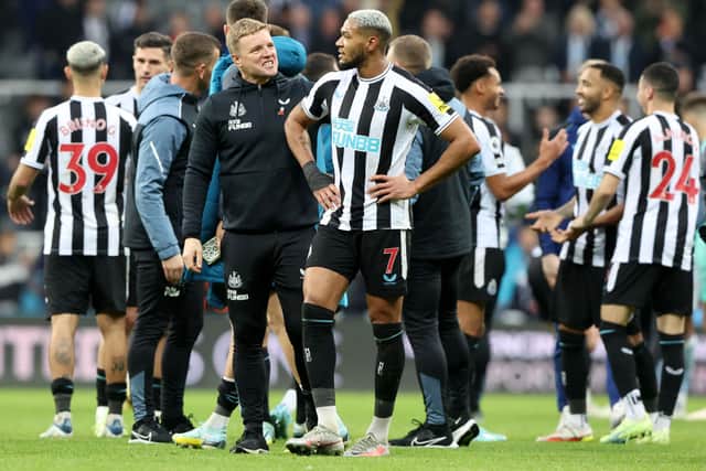 Newcastle United star Joelinton. (Photo by Nigel Roddis/Getty Images)