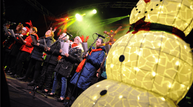 South Shields Christmas Light Switch On