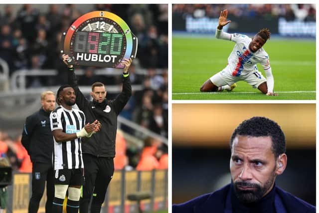 Former England defender Rio Ferdinand has made an interesting Newcastle United call in relation to Allan Saint-Maximin and Crystal Palace’s Wilfried Zaha.