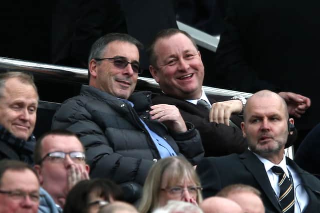 Former Newcastle United owner Mike Ashley. (Photo by Jan Kruger/Getty Images)