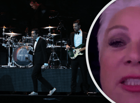 Denise Welch saw son Matty Healy perform in The 1975 in New York (Image: Getty / @RealDeniseWelch Twitter)