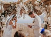 Holly married her footballer fiance Jacob in an emotional ceremony