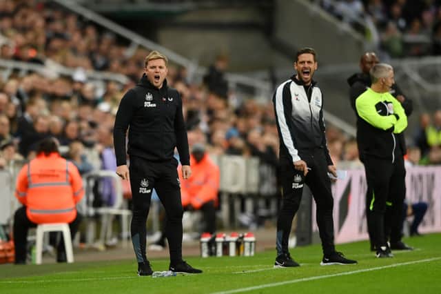 Newcastle United head coach Eddie Howe. (Photo by Stu Forster/Getty Images)