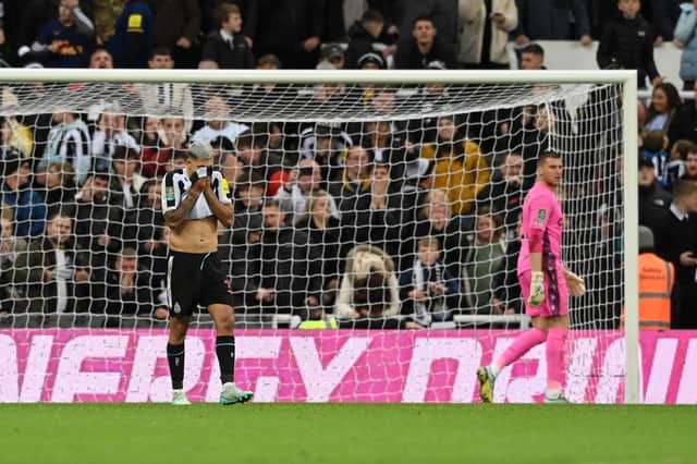 Newcastle United midfielder Bruno Guimaraes. (Photo by Stu Forster/Getty Images)