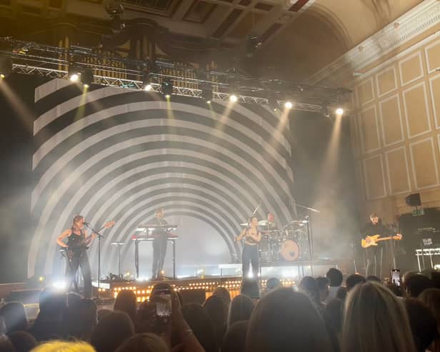 Sigrid performs at the O2 City Hall on Wednesday evening