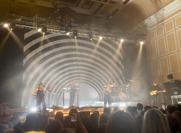 <p>Sigrid performs at the O2 City Hall on Wednesday evening</p>