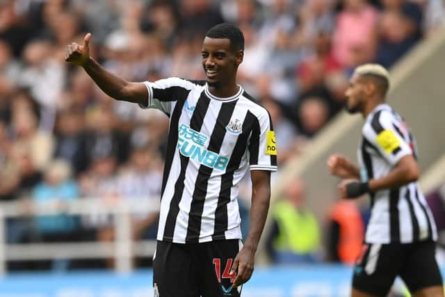 Newcastle United striker Alexander Isak. (Photo by Stu Forster/Getty Images)