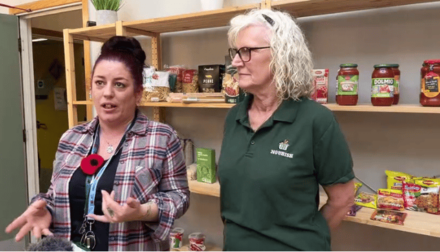 Lindsey Newton and Linda Naisbitt from Nourish Food Store in North Shields