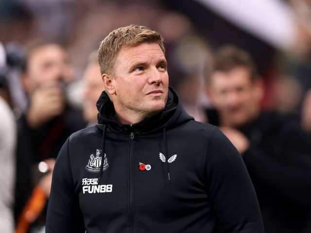 Newcastle United head coach Eddie Howe. (Photo by George Wood/Getty Images)