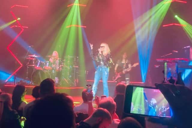 Anastacia performed at the O2 City Hall in Newcastle