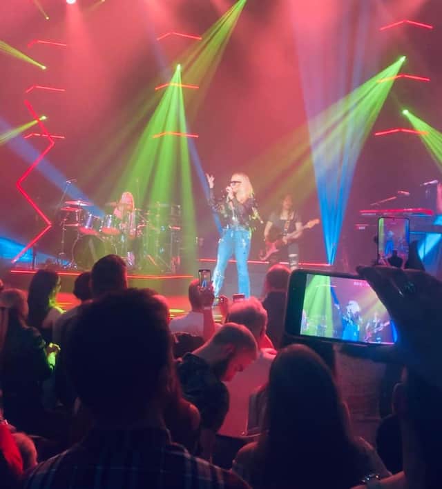 Anastacia performed at the O2 City Hall in Newcastle